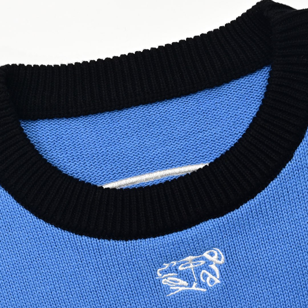 "Blu" [Intarsia Knit]